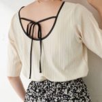 「着飾る恋には理由があって」7話 真柴くるみ(川口春奈)衣装 後ろリボンのリブニットがかわいい！